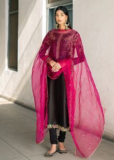 Black Dupatta, Shirt Fabric, Long Shirt, Festival Party, Beautiful Hand, Pure Silk, How To Take Photos, Luxury Wedding