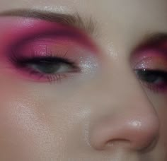 Neon Pink Makeup, Eyeshadow Singles, Planet Venus, Work Makeup, Glow Skin, Edgy Makeup