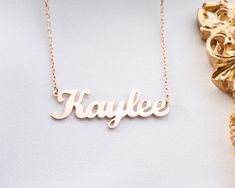 Name Necklace Gold Custom Name Necklace 14K Solid Gold Name - Etsy Christmas Birthday Gift Nameplate Necklace, Gold Name Necklace For Christmas Birthday Gift, Elegant Name Necklace For Christmas, Christmas Name Necklace For Birthday Gift, Personalized Gold Name Necklace For Christmas, Custom Name Necklace For Christmas, Personalized Name Necklace For Christmas Anniversary, Customizable Name Necklace For Christmas Anniversary, Custom Name Rose Gold Jewelry For Christmas