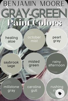 the best gray paint colors to use in your home or office, according with text overlay