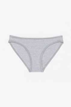 Heather Grey Gray Seamless Cotton Bottoms, Seamless Cotton Brief Bottoms, Soft Touch Cotton Bottoms For Everyday, Everyday Cotton Bottoms With Soft Touch, Everyday Soft Touch Cotton Bottoms, Basic Seamless Cotton Bottoms, Stretch Cotton Brief Bottoms, Basic Cotton Brief Bottoms, Everyday Soft Touch Intimate Briefs