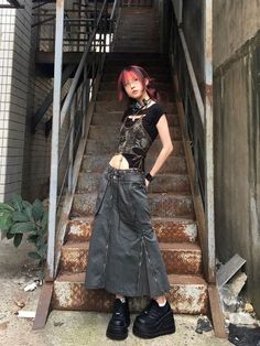 일본 패션, Diy Vetement, Grunge Goth, Mode Inspo, 2000s Fashion, Mode Inspiration, Japanese Fashion