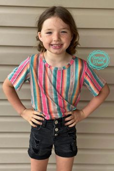 This ain't no ordinary shirt! Put your style game into overdrive with this lightweight Mini Summer Serape Top. So dang stylish, you'll want to show it off to everyone. 26% Cotton, 69% Polyester, 5% Spandex SIZE CHEST LENGTH SLEEVE WIDTH SLEEVE LENGTH 6-12M 10.5" 11.75" 4.5" 3.75" 2-3T 11.25" 13.5" 4.5" 4.5" XS (4) 12.25" 15.75" 5" 5.25" S (6) 13" 18" 5.25" 5.75" M (8) 14" 19.75" 5.5" 6.25" L (10) 15" 22" 5.75" 7" XL (12) 16" 24" 6" 8" Your Style, Length Sleeve, Sleeve Length, Spandex, T Shirt