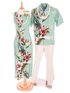 Royal Hawaiian Creations Tropical Flowers Teal Rayon Men's Hawaiian Shirt | AlohaOutlet Cheap Hawaiian Beach Dress, Affordable Hawaiian Dresses For Vacation, Affordable Hawaiian Beach Dress, Hawaiian Dress Wedding, Hawaiian Party Outfit, Hula Dress, Coconut Bra, Ti Leaf, Luau Dress