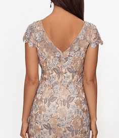 Xscape Floral Embroidered Lace Round Neck Cap Sleeve Sheath Dress | Dillard's Mom Of The Bride Dresses Modern Casual, Mother Of The Bride Gowns Classy, Young Mother Of The Bride Dresses Classy, Mother Of The Bride Gown Classy Summer, Summer Mother Of The Bride Dresses Short, Mother Of The Bride Dresses Short, Mother Of The Bride Dresses Spring 2023, Mob Dresses Summer, Mother Of Groom Dresses Classy Summer