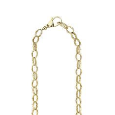 Oval flutes 18K gold form this 18 inch link necklace. Finished with a signature 18K gold lobster clasp. A Signature, Flutes, Link Necklace, Gift Guide, Lobster Clasp, 18k Gold, Gold Necklace, Gold, Gifts