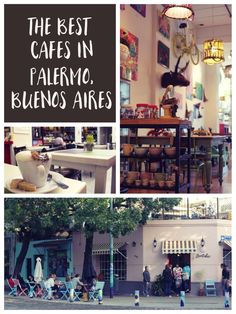 the best cafes in palenco, bulenos aries are on display