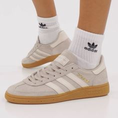 New With Box 100% Authentic European Sneakers, Women's Handball, Adidas Shoes Originals, Handball Spezial, Adidas Shoes Women, Grey Adidas, Girl Shoes, Adidas Shoes