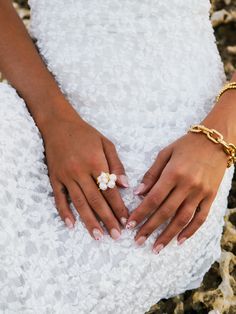 The Pearl Cluster Ring is the best in show! Handmade with multiple sizes of freshwater pearls that cluster perfectly together! When thread you move your hand, you’ll hear the delicate sound of pearls adjusting on your finger. Such a beautiful statement ring all you need is fun statement Earrings like Pearl Earrings, or any necklace with pearls to complete this look. Size: Adjustable White Pearl Ring With Pearl Chain, Elegant Beaded Wedding Rings, Pearl Ring For Wedding, Elegant Beaded Rings For Party, Pearl Ring For Party, Party Pearl Ring Jewelry, White Open Ring For Party, White Beaded Pearl Ring, White Beaded Wedding Rings