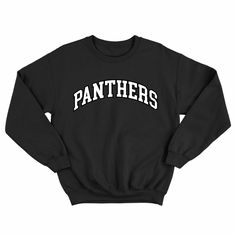 Show your team spirit in style with our Panther Mascot Shirt collection! Whether you're a die-hard fan, a proud alum, or a supportive parent, our range of Panthers-themed apparel has something for everyone. From the classic Panther Mascot Shirt to the Panthers Fan Shirt, we've got you covered with designs that showcase your love for the team. Gear up for game day with our Panther School Shirt, featuring bold graphics and vibrant colors that represent your school pride. With options like the Pant College Crew Neck T-shirt With Letter Print, Pre-shrunk Crew Neck Sweatshirt For School Spirit, Team Spirit Sweatshirt With Logo Print For Game Day, Team Spirit Logo Print Sweatshirt For Game Day, Varsity Tops With Team Name For Fan Gear, Varsity Crew Neck T-shirt For Fan Gear, Varsity Crew Neck Top For Football Season, Varsity Style Crew Neck T-shirt For Fans, Team Spirit Sweatshirt With Logo Print For Fans