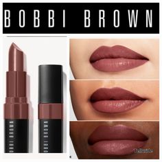 Color:Telluride New See More Bb In My Closet Crimson Lipstick, Bobbi Brown Crushed Lip Color, Fall Lip Color, Bobbi Brown Lipstick, Bobbi Brown Lip, Lipstick For Dark Skin, Lip Color Lipstick, Berry Lips, Bobbi Brown Makeup