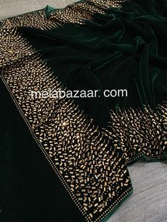 Soft and luxurious premium velvet wrap/scarf embellished with stones. 78 in by 28 in Elegant Velvet Dupatta For Party, Gold Velvet Dupatta For Party, Elegant Velvet Shawl For Festive Season, Elegant Velvet Shawl For Festive Occasions, Elegant Festive Velvet Shawl, Velvet Shawl Wedding, Afghan Scarf, Green Afghan, Velvet Shawl