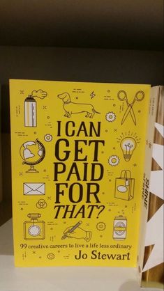 the book i can get paid for that? by jo stewart is displayed on a shelf