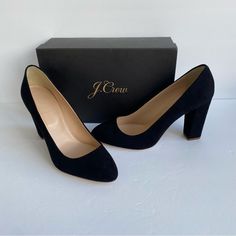 J Crew Stella Black Suede Pumps Heels Womens Size 11 Style B0942 Niob Please See All Photos. Thanks For Looking. Have A Happy Day! Have A Happy Day, Black Suede Pumps, Suede Pumps, Happy Day, Black Suede, Pumps Heels, Shoes Women Heels, J Crew, Shoes Heels