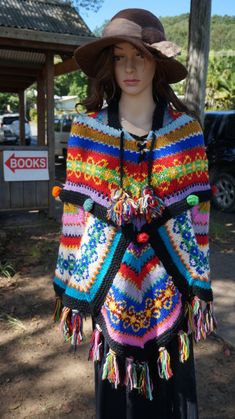 Poncho pure wool multicolour some with hood made in nepal by small ethnic group in villages  all  fair trade beautiful bright colours Ladies Poncho, Bright Colours, Ponchos, Plaid Scarf, Fair Trade, Nepal, Bright Colors, Art Collection, Bathing Beauties