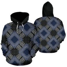 Black Casual Sweatshirt With Sublimation Print, Casual Blue Sweatshirt With Sublimation Print, Winter Cotton Hoodie With All Over Print, Winter Hoodie With All Over Print, Winter Hooded Hoodie With Sublimation Print, Casual Hooded Sweatshirt With All Over Print, Casual Black Printed Outerwear, Casual Blue Printed Outerwear, Winter Hoodie With Sublimation Print