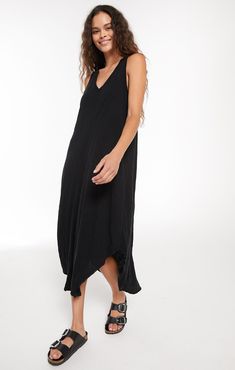 The Reverie Dress – Z SUPPLY Long Flowy Dress, Handkerchief Dress, Color Block Top, Knit Midi, Knit Midi Dress, For A Reason, Feminine Look, Everyday Dresses, Flowy Dress