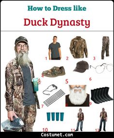 an image of how to dress like duck dynasty