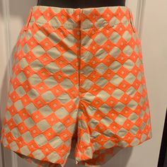 These Orange Abs Tan Shorts Are Perfect For A Summer Bbq! 13.5 Inches From Waist To Hem. Fits More Like A 14 Than A 16z 3 Inch Inseam! Brand New! Summer Orange Shorts With Built-in Shorts, Orange Bottoms With Built-in Shorts For Summer, High-waisted Orange Shorts For Vacation, Trendy Orange Short Bottoms, Trendy Fitted Orange Shorts, Fitted Orange Shorts For Summer, Retro Orange Summer Shorts, Orange Retro Summer Shorts, Trendy Short Orange Bottoms