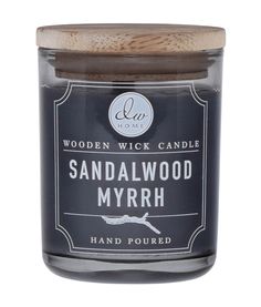 sandalwood myrrh wood wick candle