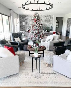 Modern Farmhouse Glam, Cozy Farmhouse Living Room, Gray Room, White Mantel, Farmhouse Glam, Wheel Chandelier