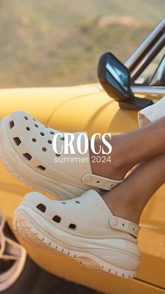 #crocs #summer2024 #summerinspo Crocs Womens Classic Platform Clog Women’s Crocs, Crocs Platform, Crocs Womens, Sneaker Outfits Women, Sneaker Outfits