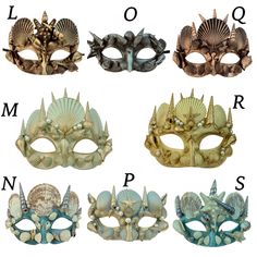 Under the Sea theme, Unisex sea shell mask fitting for King or Queen! Showcased is our entire collection of under the sea masks, so you can mix and match the masks and colors you like. To purchase a couple mask pair, add each item to cart individually pls. C U S T O M I Z A T I O N Can be customized further. Get in touch for custom orders! S I Z E Adult size only. S H I P P I N G - Processed same day or within 24 hours. 1-2 day guaranteed delivery, add item to cart, click shipping tab for rates. Mermaid Mask, Masquerade Mask Women, Mermaid Eyes, Masquerade Ball Masks, Mask Venetian, King Triton, Sea Queen, Metal Mask, Mask Style