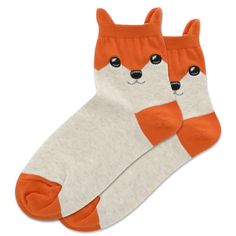 fox anklet fox themed womens orange novelty crew 0 Fox Socks, Sock Lovers, Football Socks, Orange Design, Favorite Animal, Next Fashion, Novelty Socks, Cool Pets, Fashion Socks