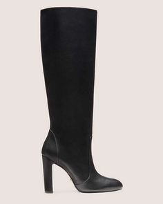 Vida 100 Knee High Boot | Stuart Weitzman Knee-high Boots With Sculpted Heel, Chic Tall Heeled Boots For Evening, Formal Fitted Knee-high Boots, Wide Calf High Shaft Heeled Boots With Reinforced Heel, Luxury Over-the-knee Heeled Boots, Chic Knee-high Boots For Evening, Formal Mid-calf Boots With Wide Calf And High Shaft, Tall Sleek Knee-high Boots For Evening, Chic Tall Knee-high Boots For Party