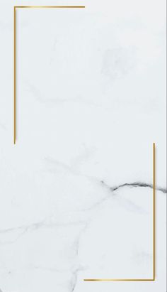 a white and gold marble background with a golden rectangle frame on top of it