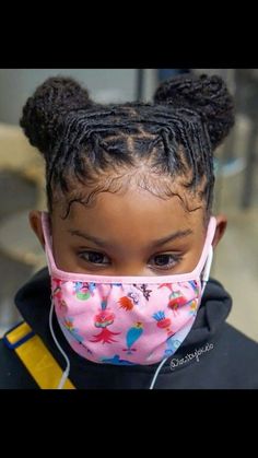 Lil Girl Loc Styles, Loc Styles For Girls Kids, Kids Dreadlocks Styles, Kids Locs Styles Daughters, Brazilian Wool Hairstyle, Kids Dreads Hairstyles, Microlocs Styles, Kids Dreads, Jojo Hair