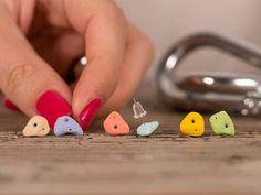 Express your adventurous side with our Handmade Rock Climbing Earrings, inspired by the dynamic world of climbing holds. Crafted from high-quality polymer clay, these unique earrings come in three stunning color combinations: Sand/Blue, Coral/Mint, and Yellow/Green. Perfect for climbers and outdoor enthusiasts, they add a touch of vibrancy and adventure to any outfit. Each pair is meticulously handcrafted to replicate the texture and appearance of real climbing holds, making them a perfect gift Gifts For Climbers, Random Earrings, Rock Climbing Outfit, Mint And Yellow, Rock Climbing Gifts, Climbing Earrings, Climbing Gifts, Climbing Holds, Rock Climbers