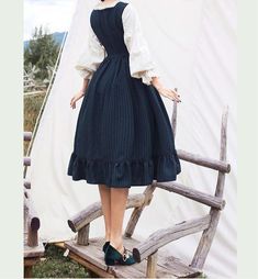 Vintage-inspired Dark Academia Dress with long flared sleeves, lace-up front and ruffles. S Bust: 84cm Waist: 66cm Length: 106cm M Bust: 88cm Waist: 70cm Length: 107cm L Bust: 92cm Waist: 74cm Length: 108cm XL Bust: 96cm Waist: 78cm Length: 109cm Cotton Victorian Long Sleeve Dress For Fall, Long Sleeve Cotton Victorian Dress For Fall, Fall Victorian Long Sleeve Cotton Dress, Long Sleeve Cotton Vintage Dress With Ruffles, Long Sleeve Cotton Dress For Cosplay, Gothic Cotton Dress With Ruffles, Cottagecore Vintage Dress With Ruffles For Fall, Cottagecore Vintage Ruffled Dress For Fall, Cotton Long Sleeve Victorian Cottagecore Dress