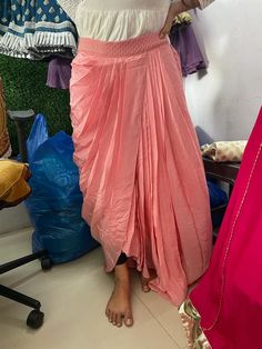 Pink Crop Top with Dhoti Pants and Attached Dupatta Set for women Indo Western dress Party wear Indian Dress Shrug saree set Designer sari Crop Top With Dhoti, Indo Western Dress Party Wear, Dress Shrug, Designer Sari, Shrug For Dresses, Dhoti Pants, Indo Western Dress, Western Dress, Party Kleidung