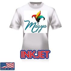 a white t - shirt with the words magga inkjet on it