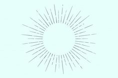 an abstract sunburst on a light blue background