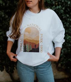 It's an amazing super comfy and soft sweatshirt, perfect for cold autumn days or cold summer nights, and what makes it even better, it looks amazing on photos ! I am obsessed with this design and you will be as well <3 * Q U I C K F A C T S * This design is a unique illustration that has been created in house. ✺ 50% Cotton 50% Polyester ✺ Medium-heavy fabric (8.0 oz/yd² (271.25 g/m ✺ Sizing is unisex so runs like men's, though not overly large ✺ Most women find their typical size works best, sin Spring Outdoor Sweatshirt With Letter Print, Outdoor Letter Print Sweatshirt For Spring, Spring Outdoor Sweatshirt With Relaxed Fit, White Sweatshirt For Outdoor Fall Activities, White Sweatshirt For Fall Outdoor Activities, White Outdoor Sweatshirt For Fall, White Crew Neck Sweatshirt For Outdoor Activities, Cozy Fit Sweatshirt For Outdoor Fall Activities, White Relaxed Fit Sweatshirt For Outdoor Activities