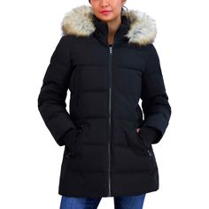 Brand New With Tags Featuring: Nautica Ladies' Heavy Puffer Jacket With Fur Colors: Black Removable Faux Fur Hood Thumbhole Wrist Cuffs Water Resistant Wind Resistant Recycle Fill Detachable Faux Fur Hood Rib Knit Cuffs Detail Two Chest Pockets Two Zippered Hand Pockets Content: Shell And Lining: 100% Polyester Insulation: 100% Polyester Approximately 220 Gsm Midweight Sizing: Sizes: Xs Xxl Size Conversion: Xs = 2 | S = 4-6 | M = 8-10 | L = 12-14 | Xl = 16 | Xxl = 18-20 Price To Sell Tope-Rated Seller Ships Same Or Next Day Smoke Free/Pet Free Environment Locah90 Puffer Jacket With Fur, White Puffer Jacket, Pink Puffer Jacket, Jacket With Fur, Winter Puffer Jackets, Black Winter Coat, Puffy Coat, Puffer Jacket Women, Black Water