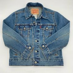 Never Worn, Didn’t Fit The Way I Wanted It To Levis Jacket, Jean Jackets, 90s Fashion, Jean Coat, Jean Jacket, Levi's, The Way, Color Blue, Jackets For Women