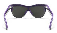 Polarized, progressive, and dripping with color — ‘Neon Gypsy’ is “bright done right.” These cat-eye sunglasses stun with a single-lens look and purple temple pinstriping for a violaceous vibe. Also featuring our premium PureBlend™ Lens for superior scratch resistance. // Details: Gender: Women Lens Color: Purple Mirroed Lens Material: PureBlend Lens UV Rating: 100% UV Protection Fit / Size: Medium - Large Vibe: Progressive In the Box: Microfiber Pouch & Sticker Pack Modern Purple Shield Sunglasses With Uv Protection, Modern Purple Shield Sunglasses With Gradient Lenses, Modern Purple Shield Sunglasses With Uva Protection, Summer Purple Shield Sunglasses With Mirrored Lenses, Modern Purple Sunglasses With Gradient Lenses, Purple Polarized Cat Eye Sunglasses, Trendy Purple Cat Eye Sunglasses With Uv Protection, Purple Mirrored Cat Eye Sunglasses, Purple Cat Eye Sunglasses With Mirrored Lenses