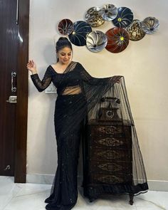 Instagram$Facebook Follow Us :- @jayamarfab Party Wear Net Black Saree with Full Sleeve Blouse Indian Wedding Saree Sabyasachi Saree Pre Stitch Saree. We Make it Saree, Lehenga saree, Ready to wear saree, Ready made saree, Wedding wear, Party wear saree, Reception Saree, Bollywood Saree, Indian Wedding saree, Bridesmaids saree, Lehenga with saree, Designer Saree, Traditional Saree, Women fashion Saree , Wedding Wear, Saree For Girls, Bridal Saree,Wedding Dress Importance note: we will not make a Saree With Full Sleeve Blouse, Saree Sabyasachi, Black Net Saree, Sabyasachi Saree, Stitch Saree, Indian Wedding Saree, Sabyasachi Sarees, Reception Saree, Sarees For Girls