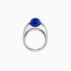 Available in Sterling Silver with Onyx and Lapis stone.Stone spins 360 degrees throughout the ring. Sizes 5, 6, 7, 8Handmade in NYC Chloe Ring, Lapis Stone, Pop Bottles, Domed Ring, Ring Sizes, Recycled Metal, Halo Rings, Ring Ring, The Ring