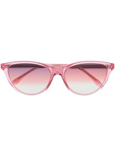 bubblegum pink logo plaque at the arm cat-eye frame tinted lenses These glasses come with a protective case. Retro Pink Cat Eye Sunglasses With Tinted Lenses, Logo Sunglasses, Eye Logo, Sunglasses Pink, Sunglasses Logo, Chanel 2, Tinted Sunglasses, Demi Fine Jewelry, Pink Eyes