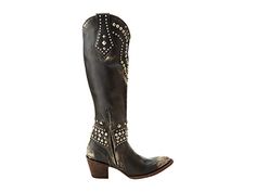 Old Gringo Belinda | Zappos.com Leather Boots With Rivets For Fall, Western Leather Boots With Rivets, Western Leather Boots With Studded Rubber Outsoles, Western Boots With Rhinestone Rivets For Fall, Leather Boots With Rivets And Snip Toe, Leather Boots With Spikes For Fall, Western Leather Boots With Zipper Closure, Studded Leather Boots With Snip Toe, Western Style Boots With Rivets For Fall