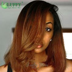 Hair Color For Dark Skin, Dyed Natural Hair, Natural Hair Inspiration, Penteado Cabelo Curto, Relaxed Hair, Front Lace Wigs Human Hair, Color Treated Hair, Bob Wig, Treated Hair