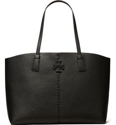 Tory Burch McGraw Leather Tote | Nordstrom Busy Lifestyle, Leather Tote, Tory Burch, Handles, Nordstrom, Lifestyle, My Style, Free Shipping, Leather