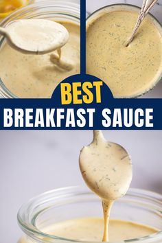 the best breakfast sauce in a glass jar