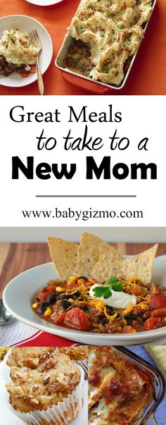 great meals to take to a new mom