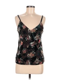 ABound Sleeveless Top Size: Medium Black Tops - used. 52% POLYESTER, 37% NYLON, 11% SPANDEX, Sweetheart, | ABound Sleeveless Top Black Sweetheart Tops - Used - Size Medium Floral Print Cami Camisole For Party, Party Camisole With Floral Print, Floral Print Sleeveless Tank Top For Party, Floral Print Spaghetti Straps Tank Top For Party, Black Floral Print Tank Top, Black Sleeveless Top, Black Sleeveless, Sleeveless Top, Women Handbags