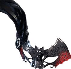 Gothic Evening Masquerade Eye Mask, Gothic Eye Mask For Evening Masquerade, Gothic Masquerade Mask For Carnival Evening, Gothic Black Masquerade Mask For Mardi Gras, Gothic Masquerade Mask For Mardi Gras, Black Halloween Evening Mask, Black Evening Masks For Halloween, Black Gothic Masquerade Mask, Gothic Masquerade Mask For Halloween Evening